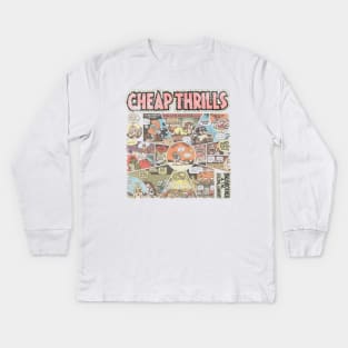 Cheap thrills Kids Long Sleeve T-Shirt